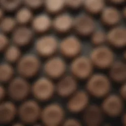 Illustration of different stool textures categorized by consistency
