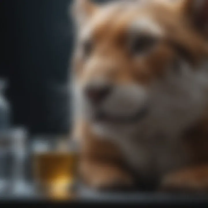 An illustration depicting alternative methods to animal testing.