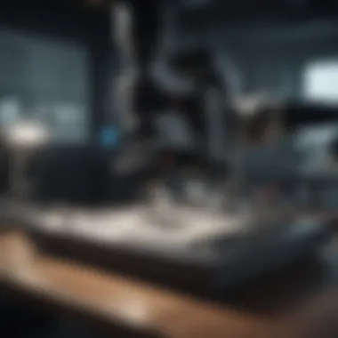 Calibration setup in an optical lab environment