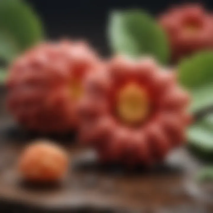 Research findings on the health benefits of Caralluma extract presented in a visual format.