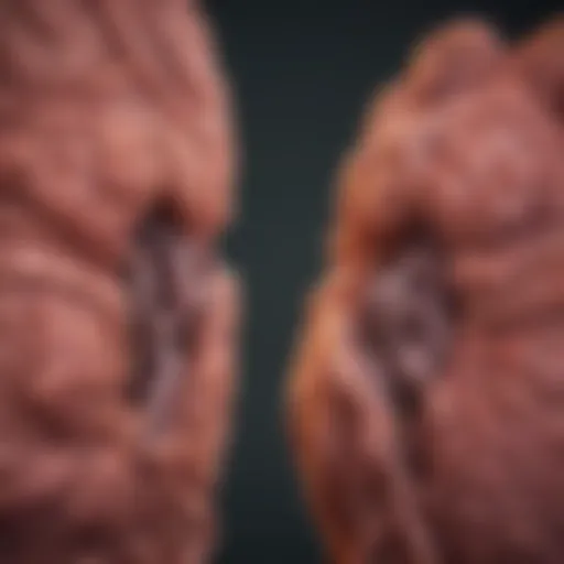 Illustration depicting cirrhosis and liver cancer link