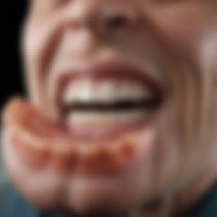 Comparison of materials used in dentures