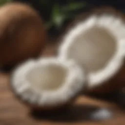 Coconut oil composition analysis