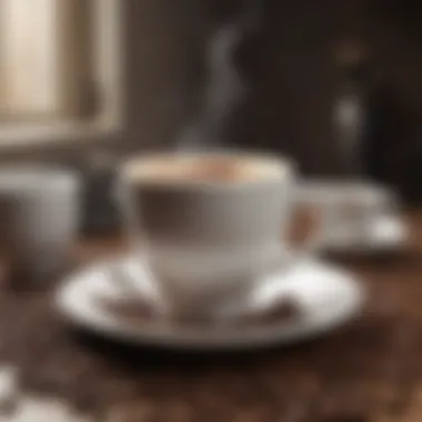 Myths and Realities of Coffee and Cancer Abstract representation of myths and realities around coffee and cancer