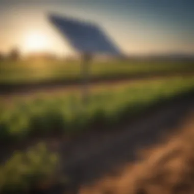 Solar Radiation Data in Agricultural Practices Infographic showcasing the relevance of solar radiation data in agriculture