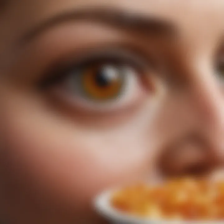 Infographic showcasing nutritional strategies for AMD prevention