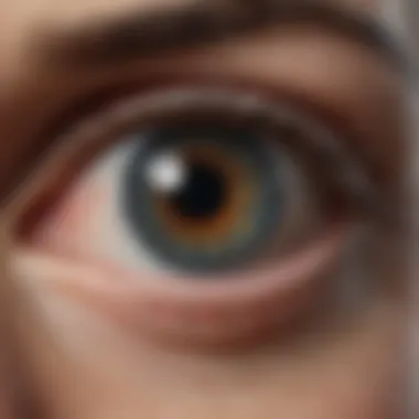 Ocular Manifestations of Trachoma A detailed view of the ocular manifestations of trachoma, showcasing the condition's severity.