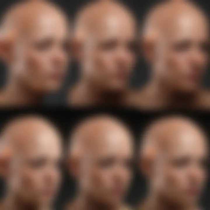Infographic showing the stages of neuroblastoma progression