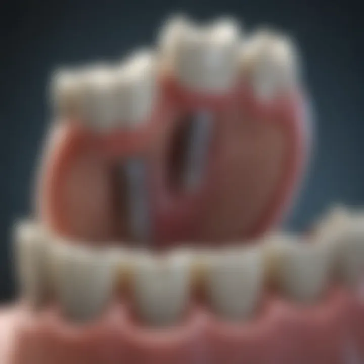 Detailed view of impression materials used in dental practices