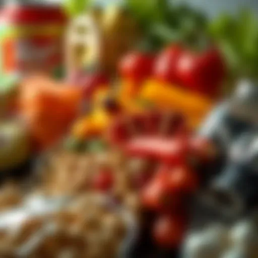 Detailed breakdown of nutrients in food products