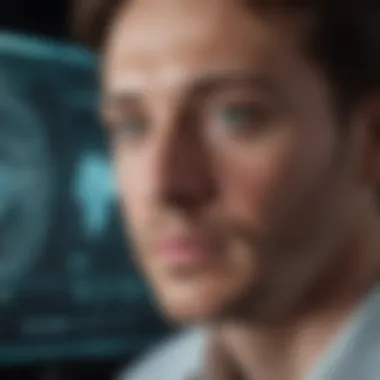 Data Analysis: The Heart of Scientific Discovery A close-up of a researcher analyzing data on a digital screen.