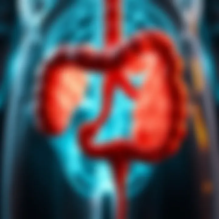 Illustration of urinary tract anatomy