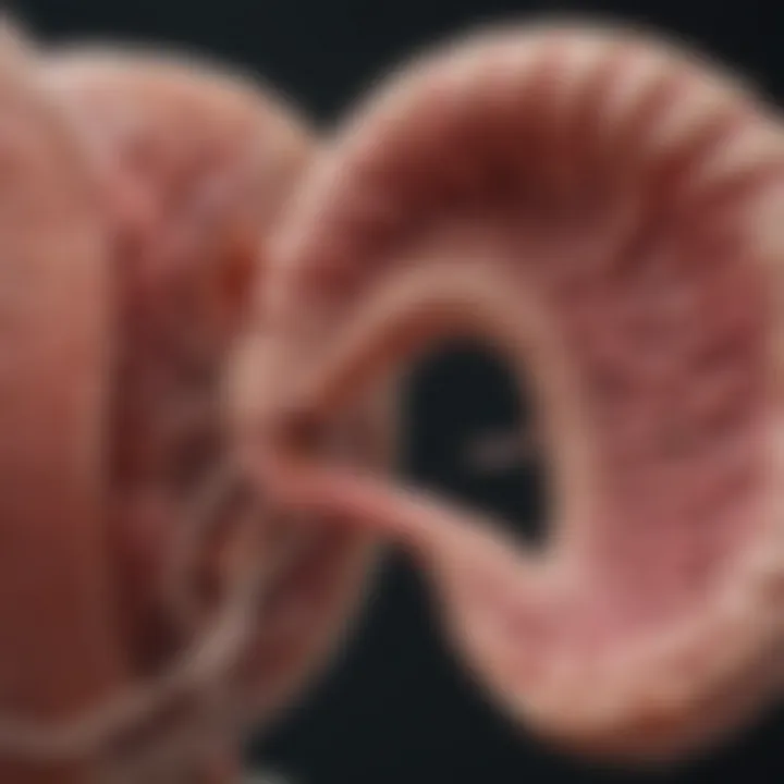 Illustration of digestive system