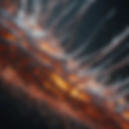 A complex airflow simulation model showcasing dynamic air patterns.