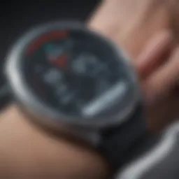 Innovative blood pressure tracking device showcasing modern technology