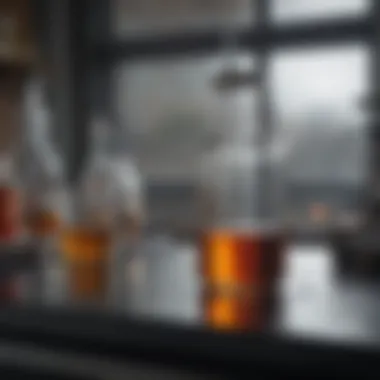 Illustration of experimental setups used for testing glutamic acid solubility.