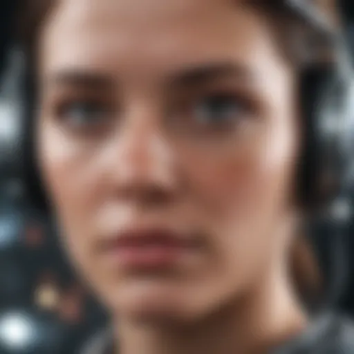 Visual representation of speech recognition technology