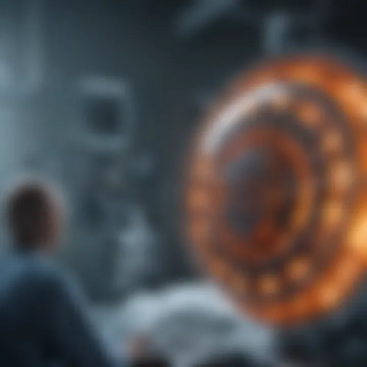 Close-up of advanced medical technology used in oncology treatments and research.