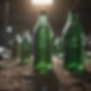 Lifecycle of PET Bottle Recycling Infographic illustrating the lifecycle of PET bottle recycling