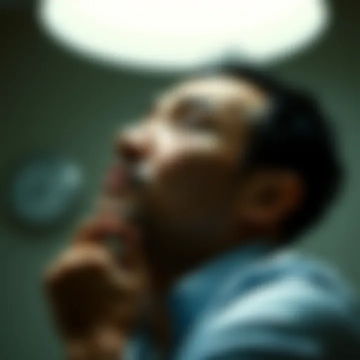 Contemplating Family Planning A thoughtful individual contemplating family planning decisions.