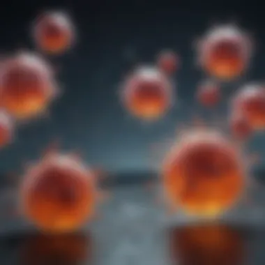 Neutralizing Antibodies in Action Visual representation of neutralizing antibodies interacting with a pathogen
