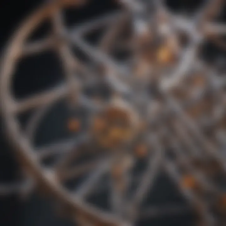 An intricate chemical structure representing the foundation of chemistry