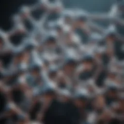 Chemical structure of silica dioxide showcasing its molecular arrangement.