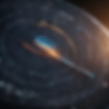 Mapping the Cosmos An astronomical chart depicting celestial bodies