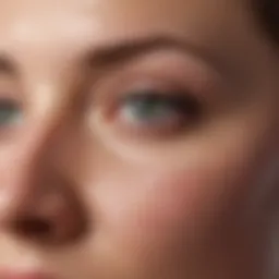 Illustration depicting the estrogen patch applied on skin for hormone therapy
