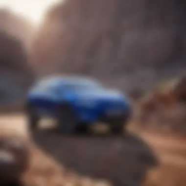 Cobalt mineral deposits in a natural setting