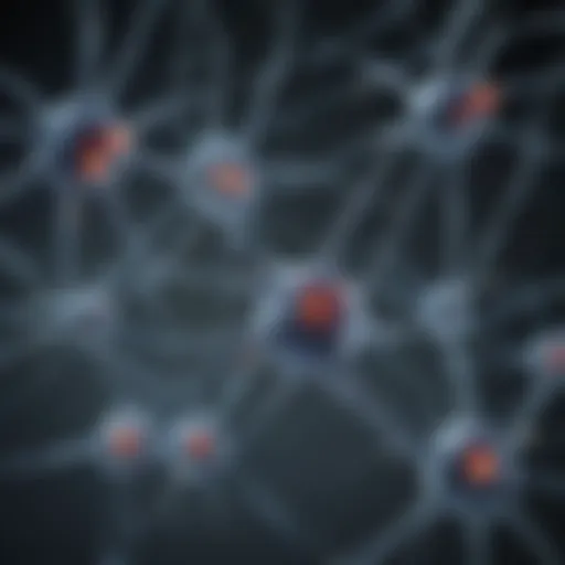 Neurons connected by synapses showcasing genetic influence