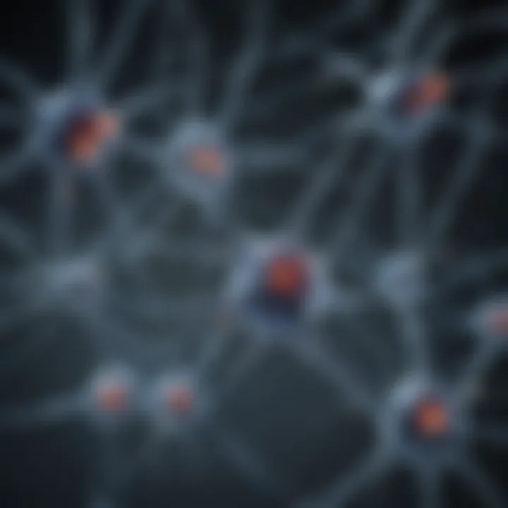 Neurons connected by synapses showcasing genetic influence