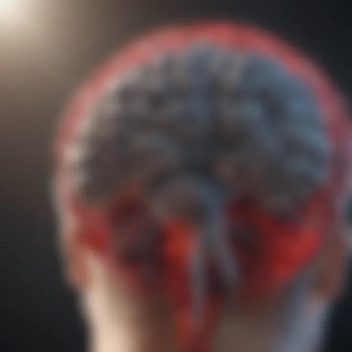 Personalized medicine concept depicted with a brain and DNA