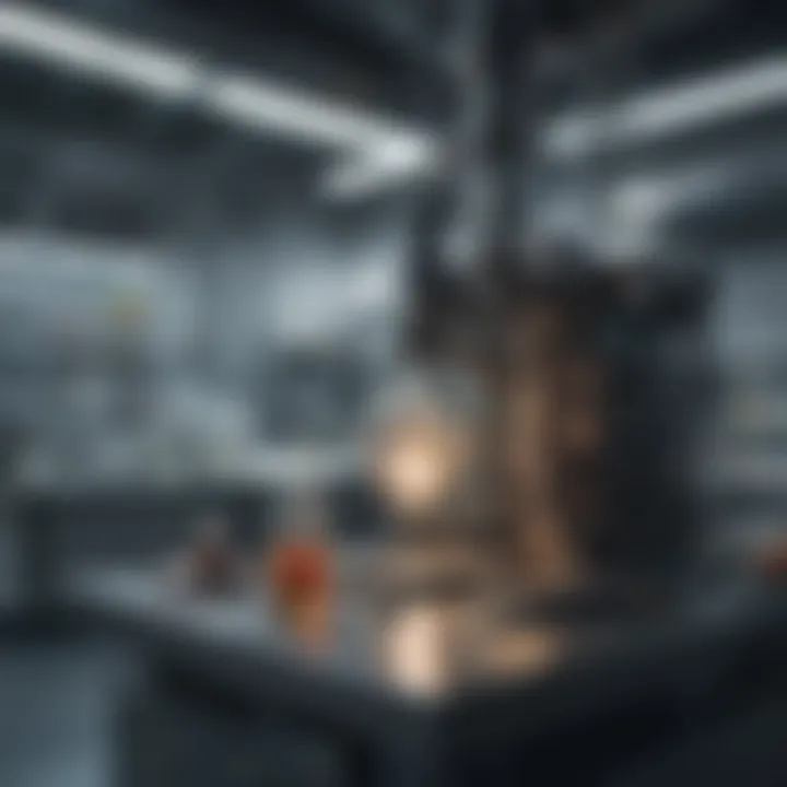An advanced laboratory showcasing cutting-edge equipment in biology and chemistry.
