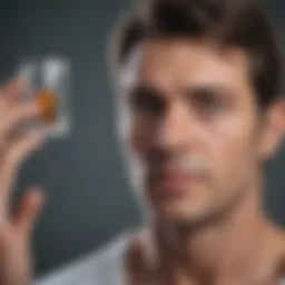 An illustration depicting the concept of hormone replacement therapy in a clinical setting