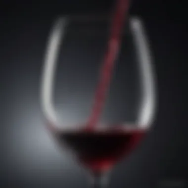 A glass of wine illustrating the complexities of polyphenolic compounds.