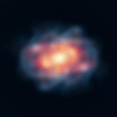 Astrophotography of a Galaxy A breathtaking astrophotography shot featuring a vibrant galaxy