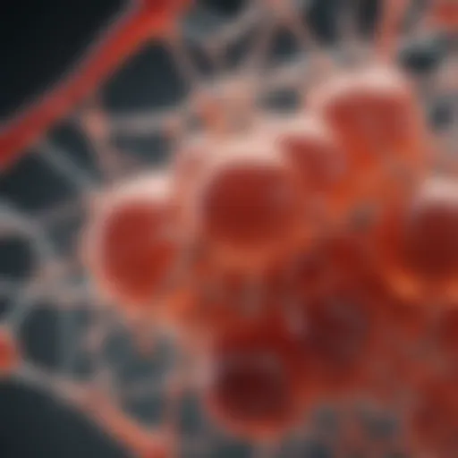 The molecular structure of gelatin hydrolysate, showcasing its unique protein composition.