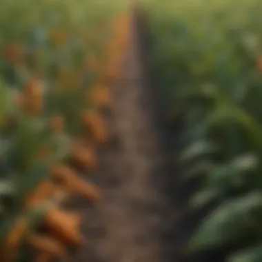 A field of genetically modified crops showcasing diversity and innovation.