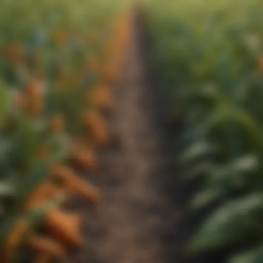 A field of genetically modified crops showcasing diversity and innovation.