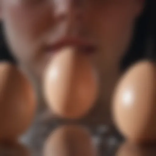 Conceptual representation of egg donation and health risks