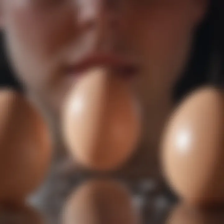 Conceptual representation of egg donation and health risks