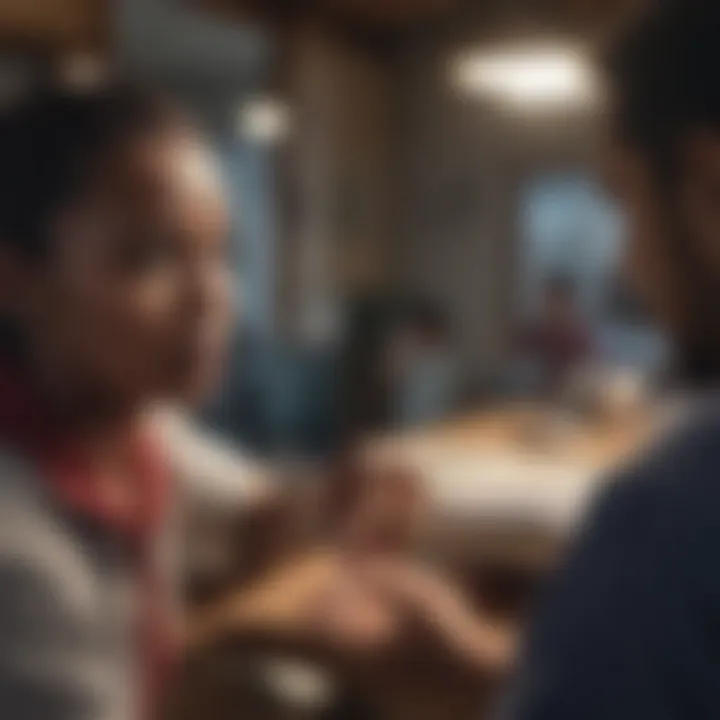 Community outreach program educating about HIV prevention