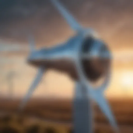 Hydrogen-powered turbine in a wind farm setting