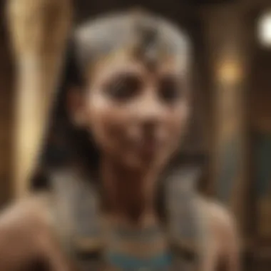 Ancient Egyptian Artifact An ancient Egyptian artifact displayed in a university museum