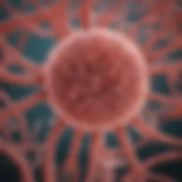 Illustration of Bacillus thuringiensis bacteria under a microscope