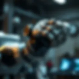 Robotic arm showcasing precision engineering