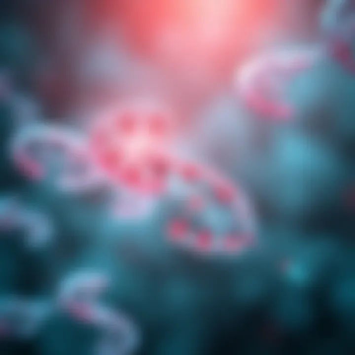 Visual representation of mRNA vaccine technology