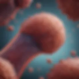 Microscopic view of liver tissue showing inflammation and fat accumulation.