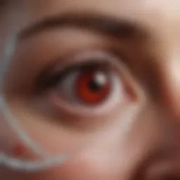 Illustration of blood thinners effect on ocular surgery